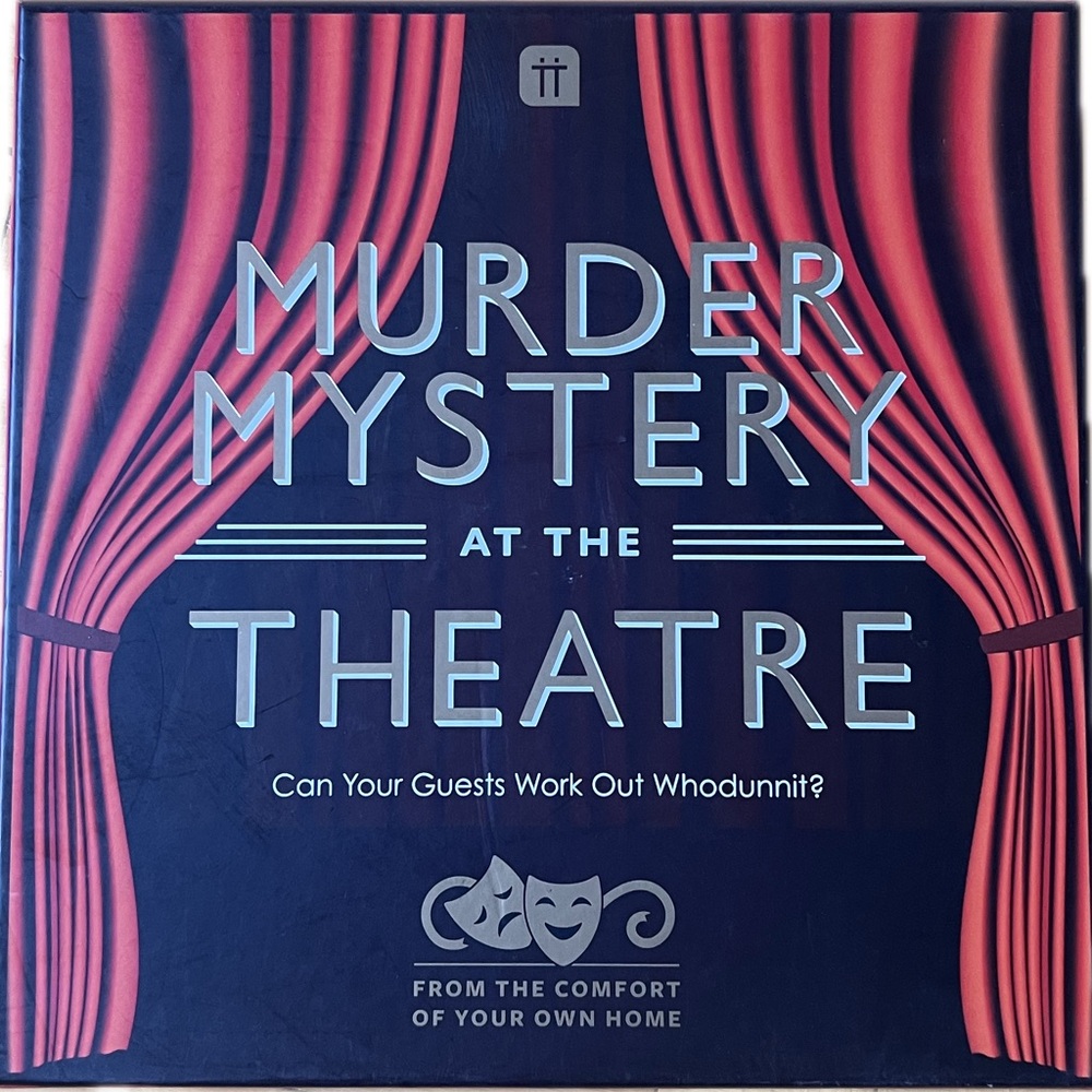 NWT Host Your Own Murder Mystery at the Theater Board Game
